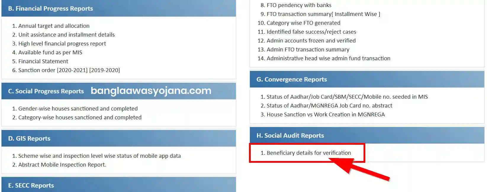 Ladakh PM Awas Gramin list Online 2025